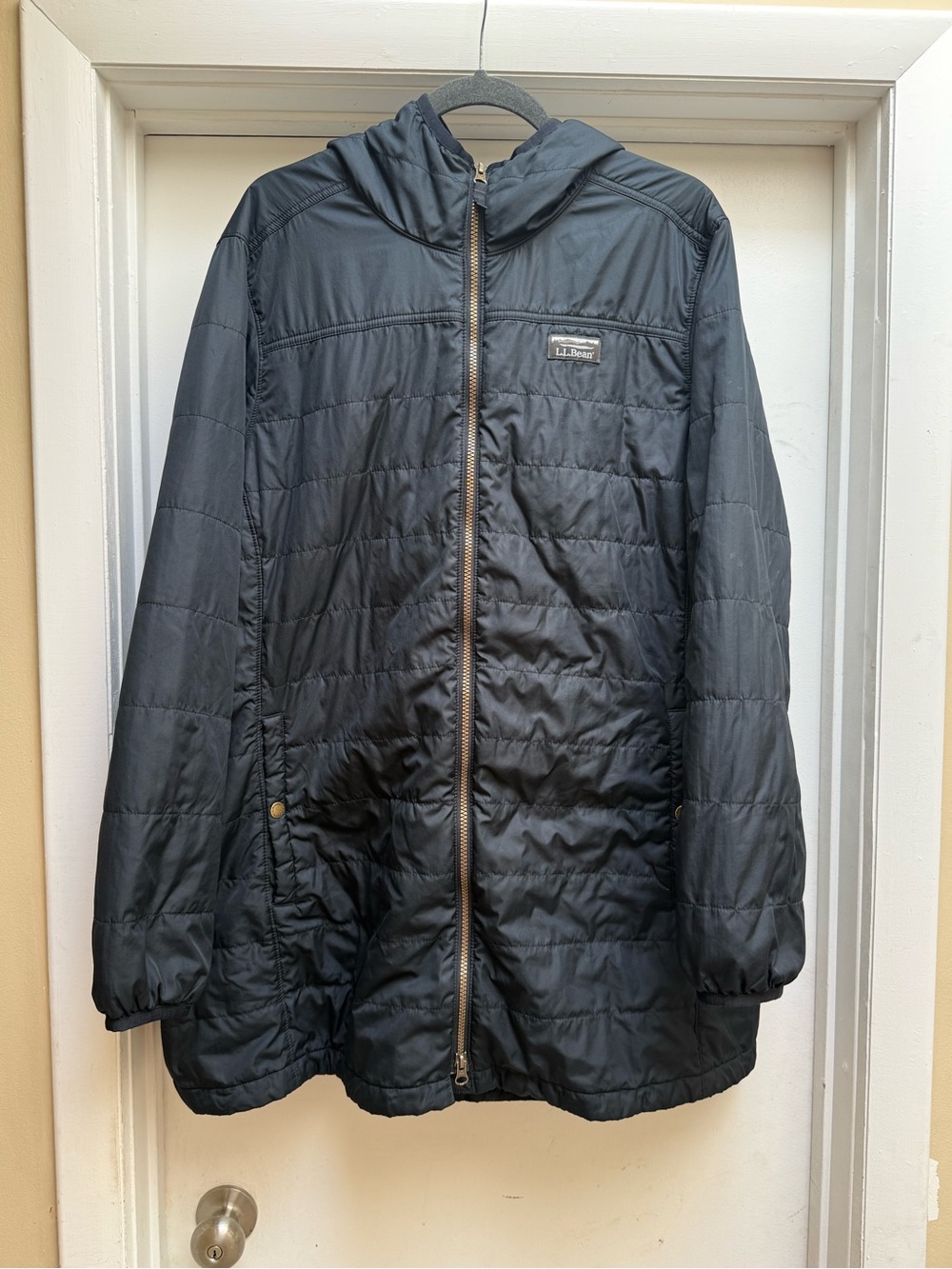 L.L. Bean Quilted Hooded Coat